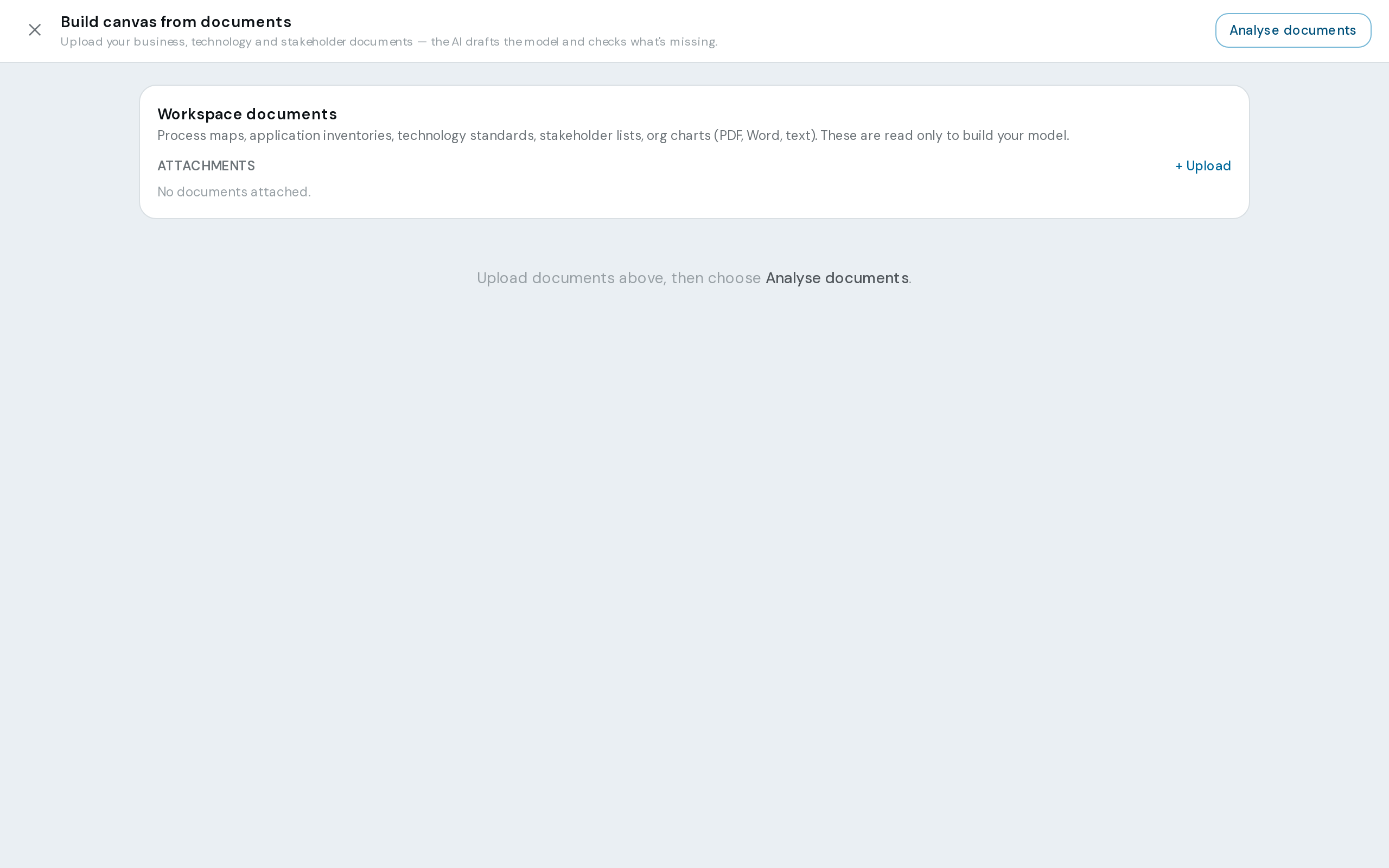 Build from your documents