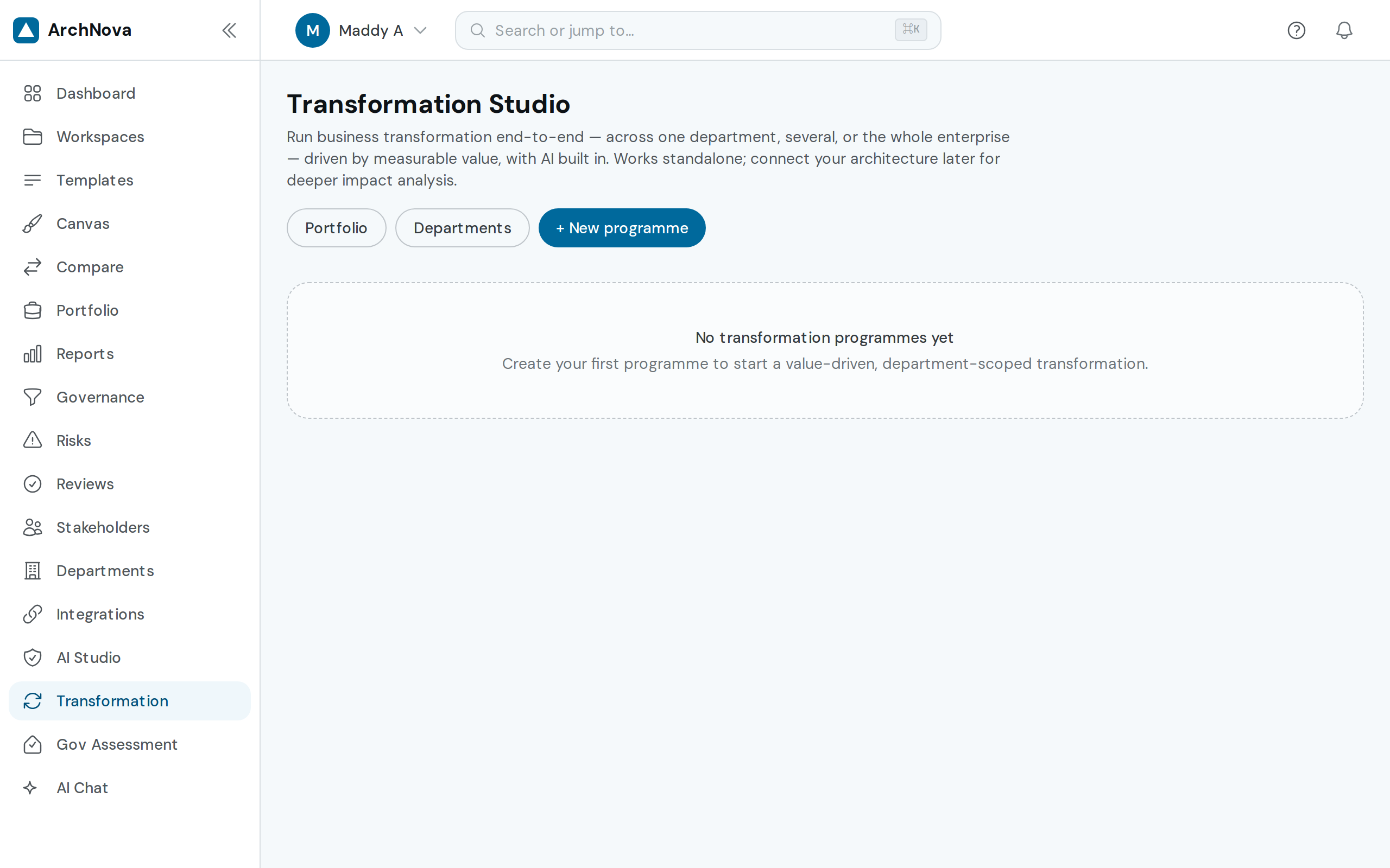 Run transformation programmes